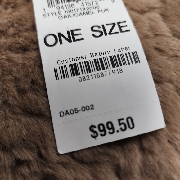 NWT INC Fleece Crossbody oak/camel - Picture 9 of 10